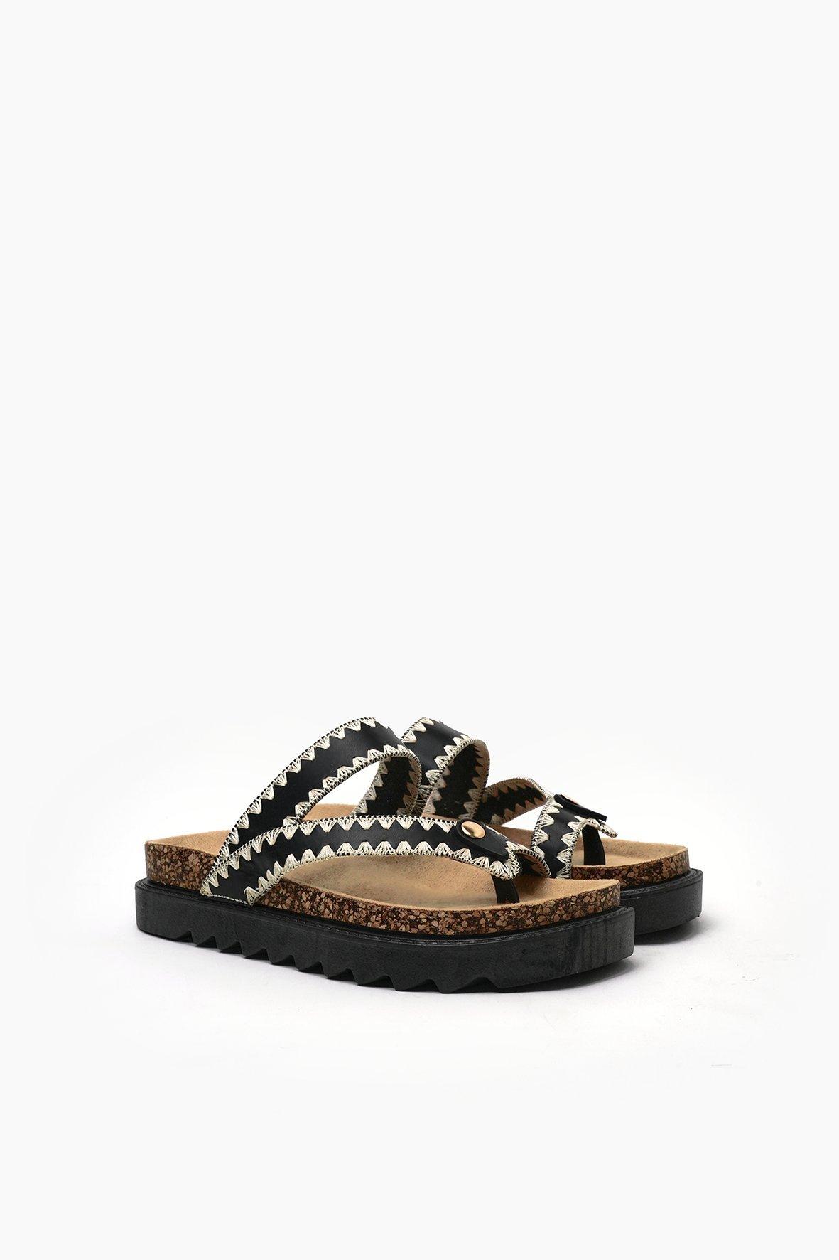 Multi Strap Platform Sandal