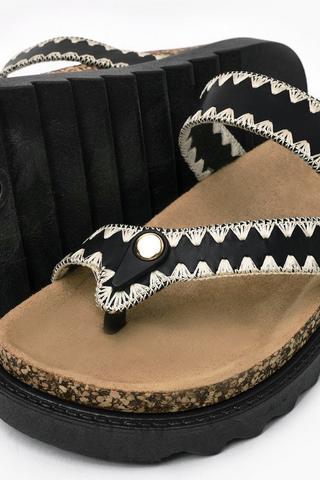 Multi Strap Platform Sandal