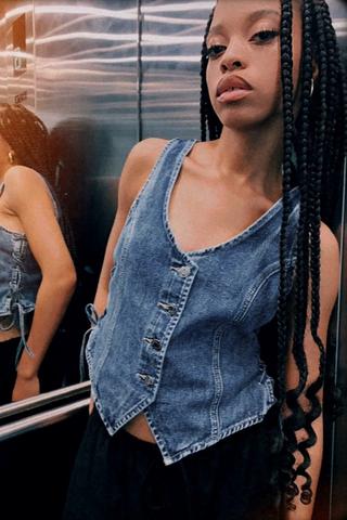 Denim Waistcoat