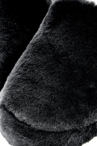 Platform Fluffy Slippers