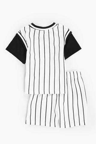 Sporty T-Shirt And Shorts Set