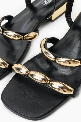 Hardware Strap Sandal