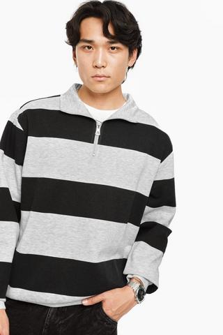 Quarter Zip Sweat Top