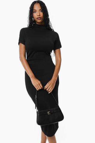 Turtle Neck Bodycon Dress