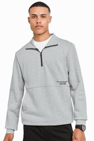 Quarter Zip Sweat Top