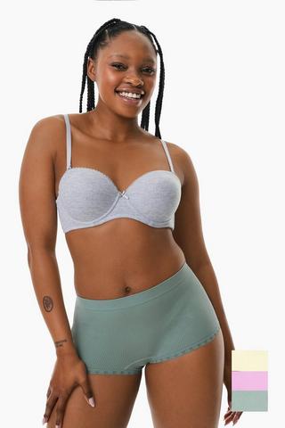 3 Pack Seamless Boyleg