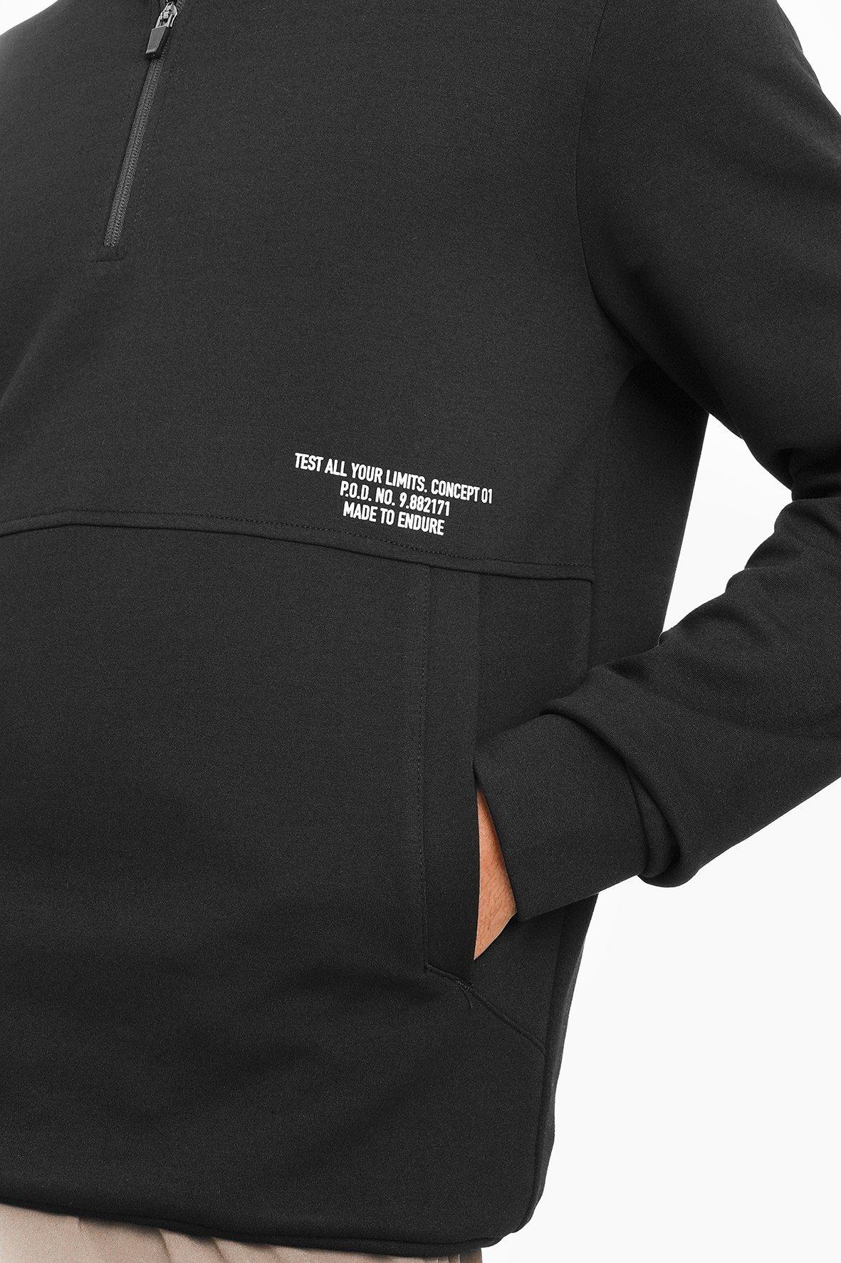 Quarter Zip Sweat Top