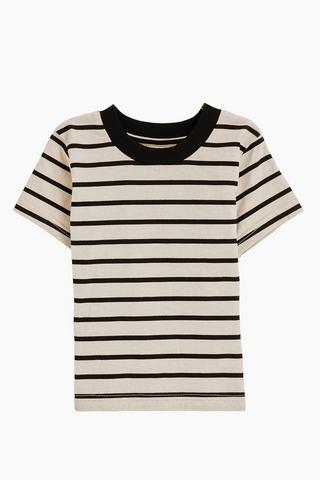 Stripe Short Sleeve T-Shirt