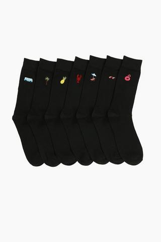 7 Pack Socks
