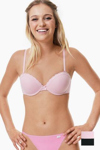 2 Pack Balconette Bra