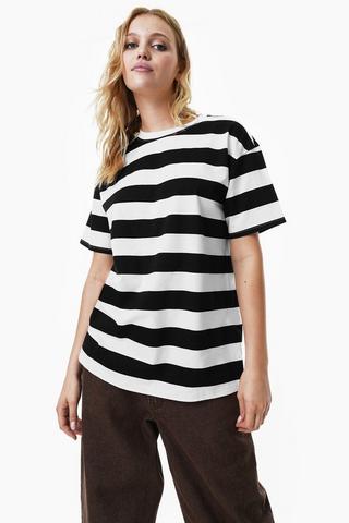 Stripe Oversized Top