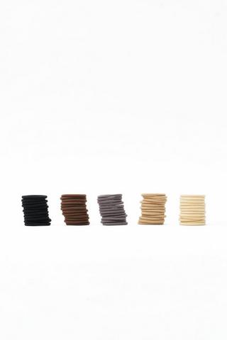 60 Pack Hair Elastics
