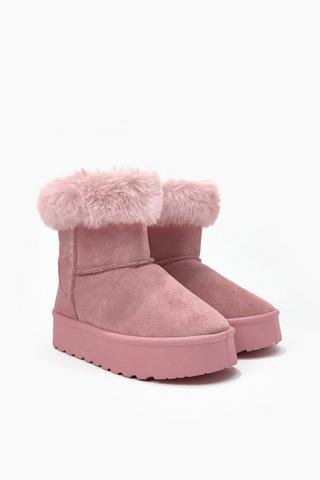 Faux Fur Ankle Boot