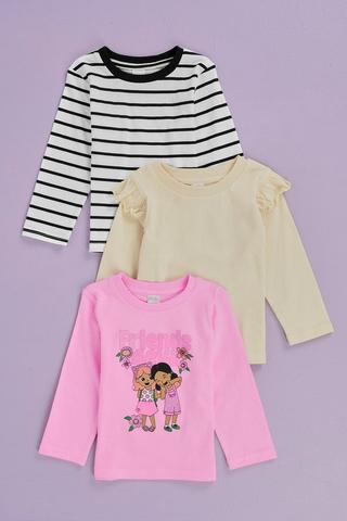 3 Pack Long Sleeve Tops