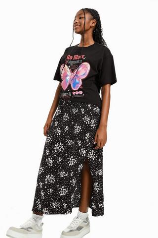 Column Midi Skirt