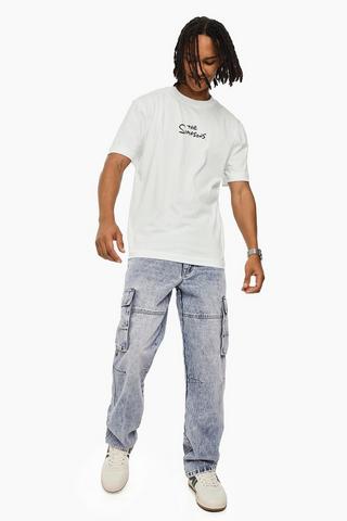 Straight Cargo Denim
