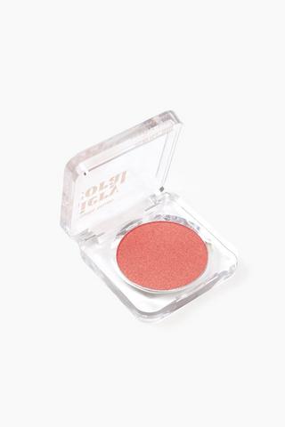 Fiery Coral Metallic Blush