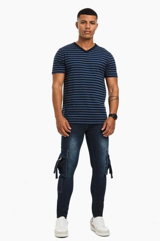 Spray On Cargo Denim
