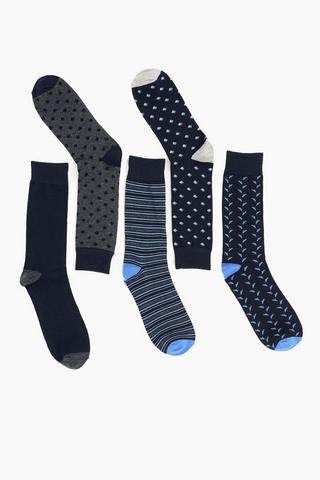 5 Pack Socks