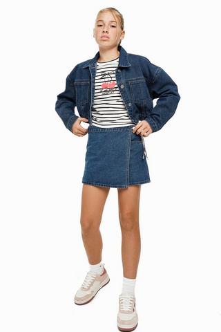 Denim Skort