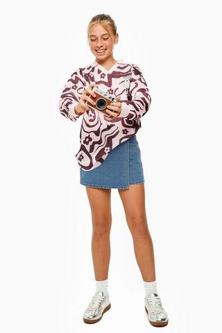 Denim Skort