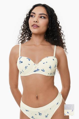 2 Pack Balconette Bra