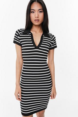 Stripe Bodycon Dress