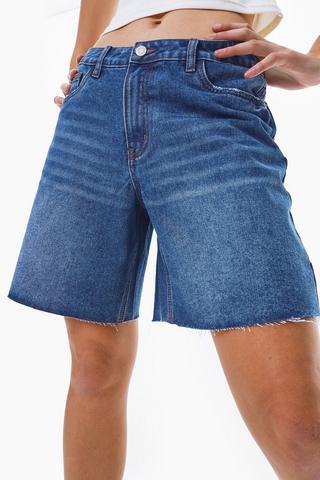 Denim Bermuda Shorts