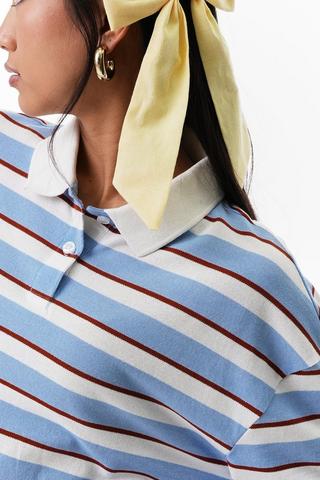 Stripe Long Sleeve Golfer