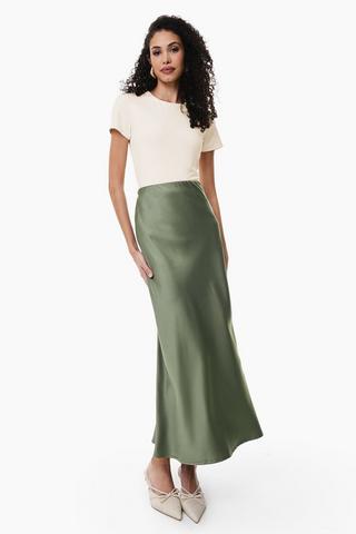 Satin Slip Skirt