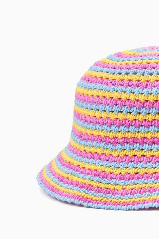 Straw Bucket Hat