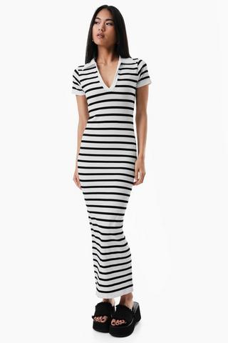 Stripe Bodycon Dress