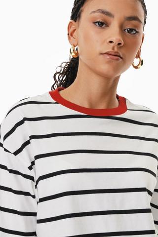 Stripe Oversized Top