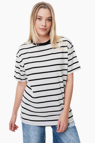 Stripe Oversized Top