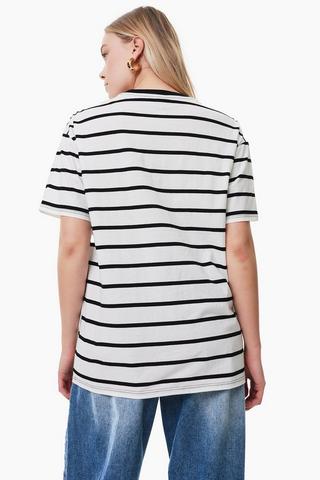 Stripe Oversized Top