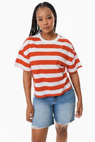 Stripe Boxy T-Shirt