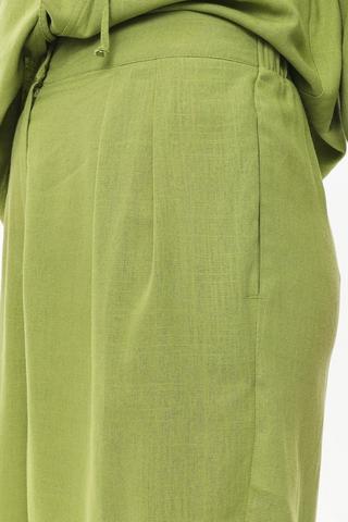 Linen Blend Bermuda Shorts