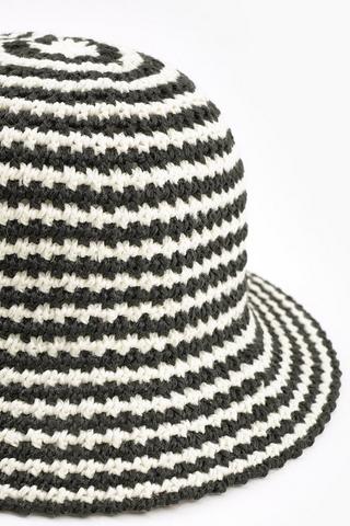 Straw Bucket Hat