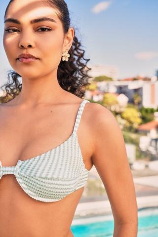 Stripe Bikini Top