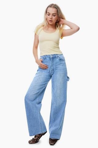 Wide Leg Carpenter Denim