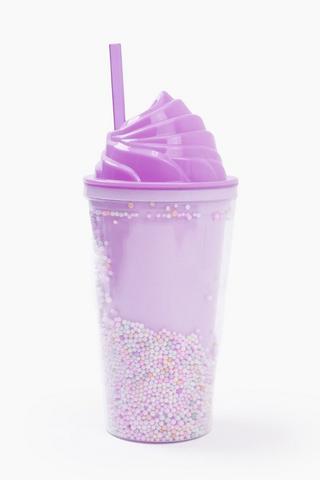Ice Cream Straw Cup - 460ml