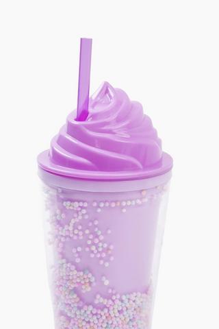 Ice Cream Straw Cup - 460ml