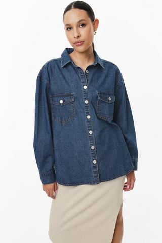 Denim Oversized Shirt