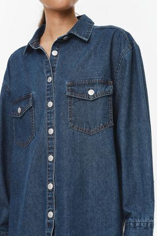Denim Oversized Shirt