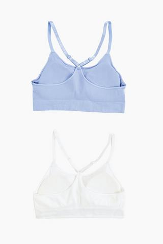 2 Pack Crop Bras