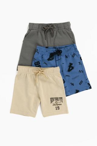 3 Pack Shorts