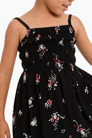 Floral Fit And Flare Dress