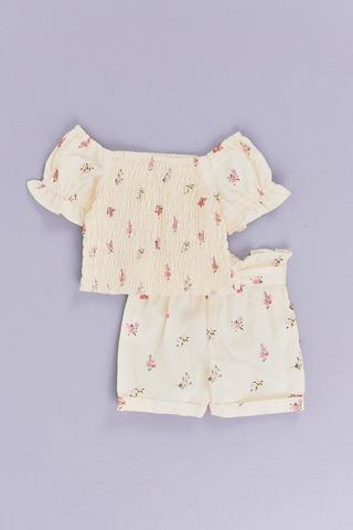 Peplum Top And Shorts Set