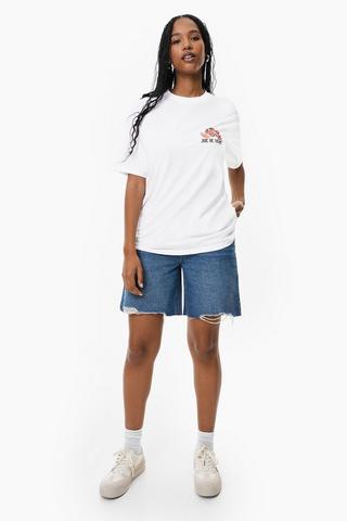 Denim Bermuda Shorts