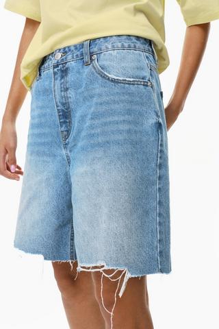 Denim Bermuda Shorts